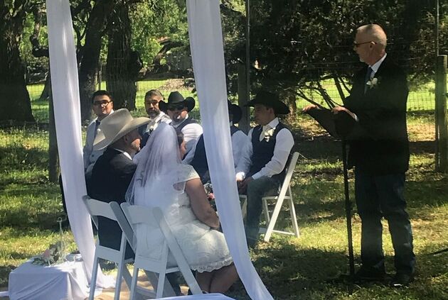 Reconnect Fellowship Church wedding service officiant